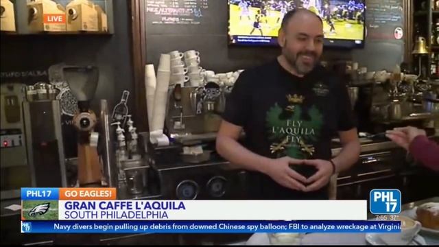 Gran Caffe L'Aquila Features Eagles Gelato and Valentines Dishes with PHL 17 2023 смотреть онлайн