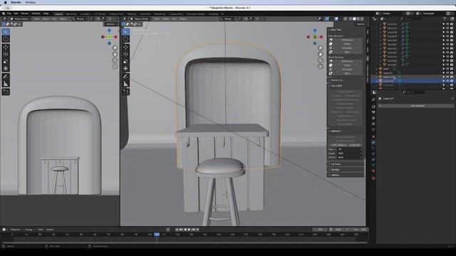 Modeling a Mini Bar in Blender смотреть онлайн