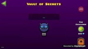 All Vault of Secrets Codes for Geometry Dash