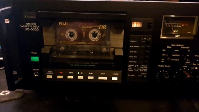 Sansui SC-5330 Cassette Player 1980 New Belts And Service