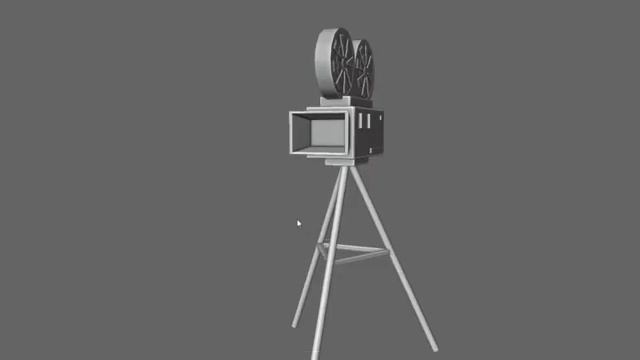 Movie Camera - Cinema 3D Model смотреть онлайн
