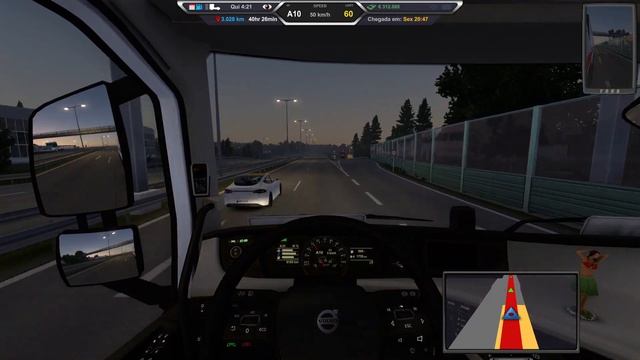 Ets2 - VOLVO FH 600 - Naantali (Finlândia) até Lisboa (Portugal) 2811 смотреть онлайн