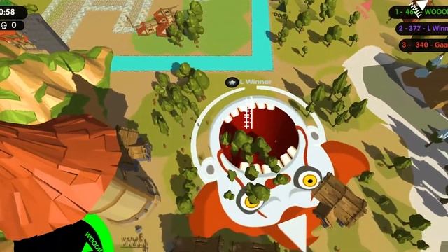 Hole.io Map Control: 100.00% - Time Mode Big Hole WORLD RECORD #356