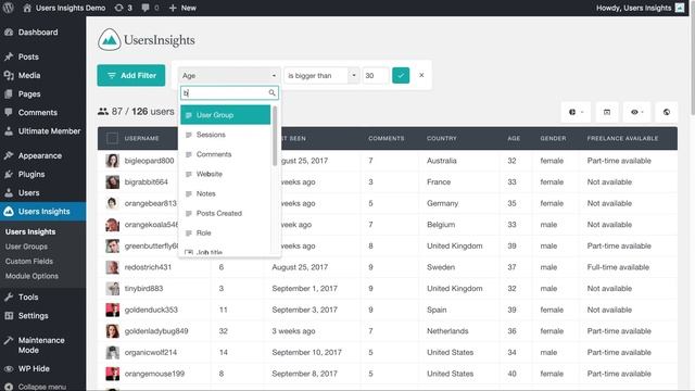 Ultimate Member: Analyze, Segment and Search your Members Data смотреть онлайн