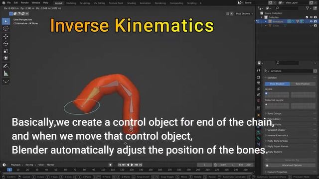 Inverse Kinematics(IK) In Blender | Tutorial смотреть онлайн