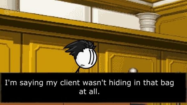 Felix White: Ace Attorney (Henry Stickmin's attempted robbery)