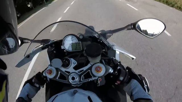 BMW S1000RR 2015 helmet GOPRO HERO 4 BLACK EDITION drive in city [HD 1080p] смотреть онлайн