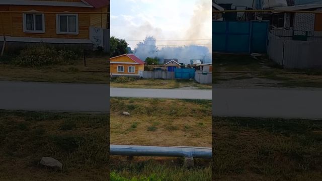 Пожар!!!ЗиЛ 131