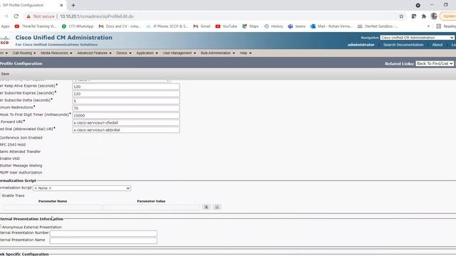Lec-7 | How To Create A SIP Trunk On CUCM | SIP Trunk Configuration - Hindi