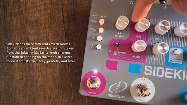 Crazy Tube Circuits Sidekick (Delay, Reverb, Modulation, Cabsim)