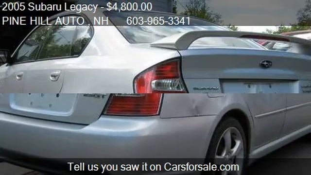 2005 Subaru Legacy 2.5 GT Limited - for sale in DERRY, NH 03 смотреть онлайн