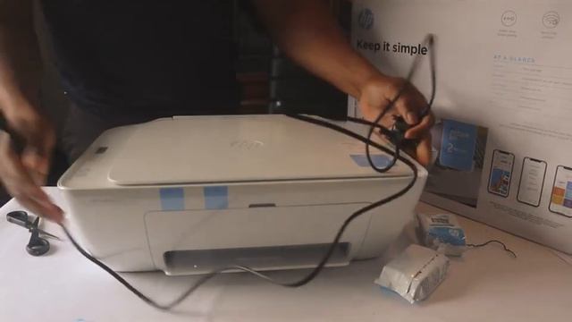 HP DESKJET 2710 UNBOXING & SET UP DEMO