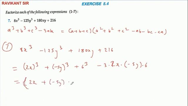 Factorize 8x^3-125y^3+180xy+216 смотреть онлайн