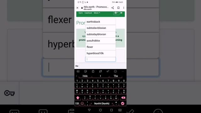 промокоды Rblx.earth