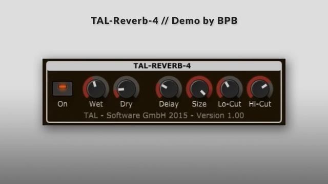 TAL-Reverb-4 VST/AU Plugin DEMO смотреть онлайн