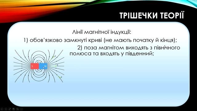 №2. Індукція магнітного поля. Лінії магнітної індукції. Магнітне поле Землі (9 клас. Фізика) смотреть онлайн