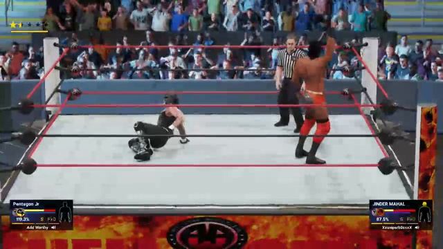 Jinder Mahal(C) vs. Pentagon Jr.- AWA United States Championship: AWA Hell in a Cell, 3/23/19 смотреть онлайн