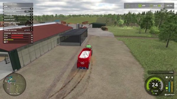Farming Simulator 25 ➤ Поставил коровник (кормушка - робот (разбираюсь))