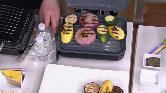 Cook's Essentials 1400 Watt Steam Grill w/ Ceramic Plates on QVC смотреть онлайн