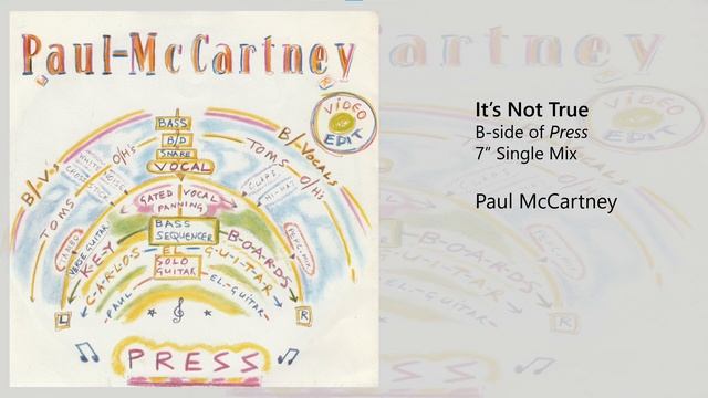 Paul McCartney - It's Not True - 7" Single Mix - 1986 - RARE! смотреть онлайн