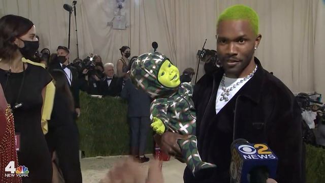 Frank Ocean's Plus One To The Met Gala Is An Animatronic Green Baby