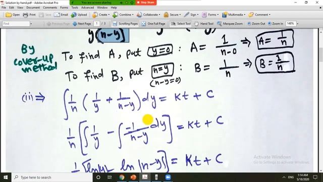 Spread Of A Disease (Logistic Model): Mathematical Model, Solution And Logistic Curve In Desmos