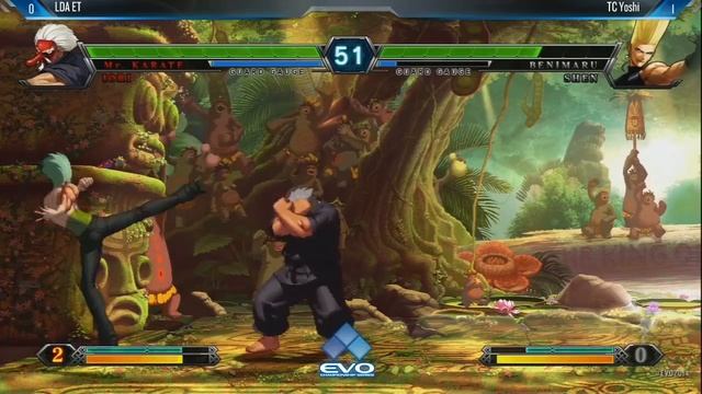 KOF 2014: T8 Winner Semis - TC Yoshi Vs LDA ET