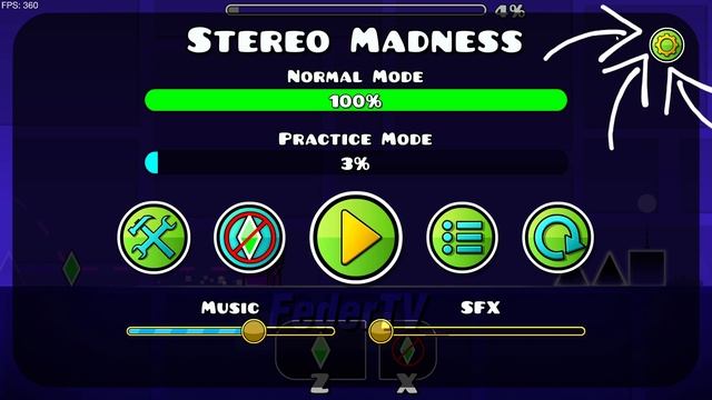 Practice Music Bypass fix (Mega Hack V8) 2024 | Geometry Dash смотреть онлайн