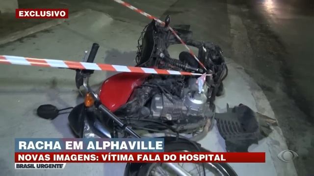 Vítima de 'racha' em Alphaville fala de hospital após acidente | Brasil Urgente смотреть онлайн