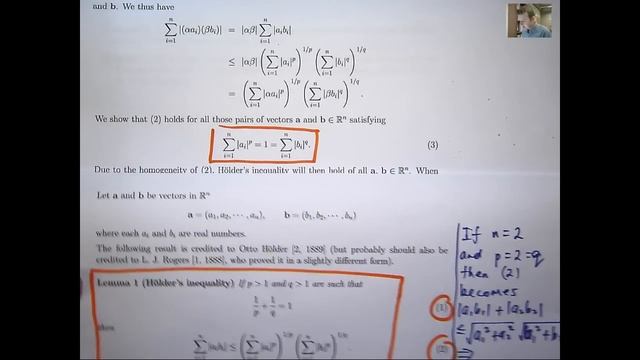 Holder's inequality смотреть онлайн