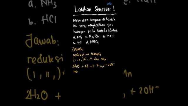 Elektrolisis senyawa di bawah ini yang men... | Aktif Belajar K | Kelas 12 | 1 | Kimia смотреть онлайн