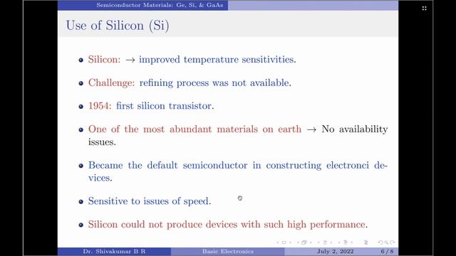 Tutorial 1: Semiconductor Materials: Ge, Si, and GaAs смотреть онлайн