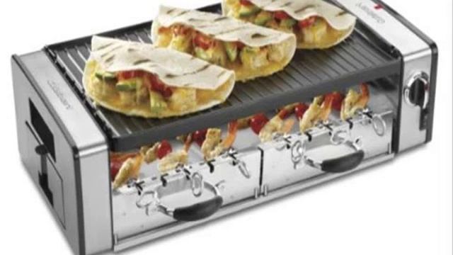 Cuisinart GC-17N Griddler Grill Centro 1700-Watt 2-Tier Grill/Griddle with Rotating Skewer смотреть онлайн