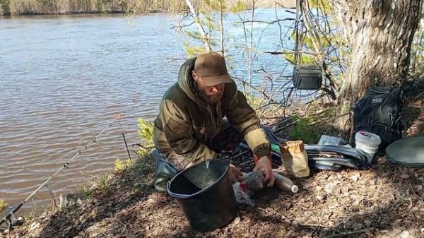 20.04.24. Старое русло Волги.  Первая, весенняя фидерная рыбалка
