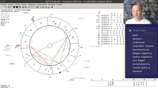 Хорарная астрология. Разбор карт про обучение смотреть онлайн