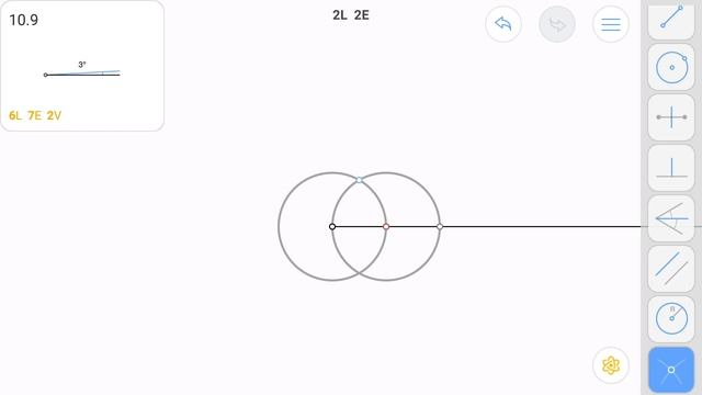 Euclidea 10.9 (Kappa 9) Solution walkthrough смотреть онлайн