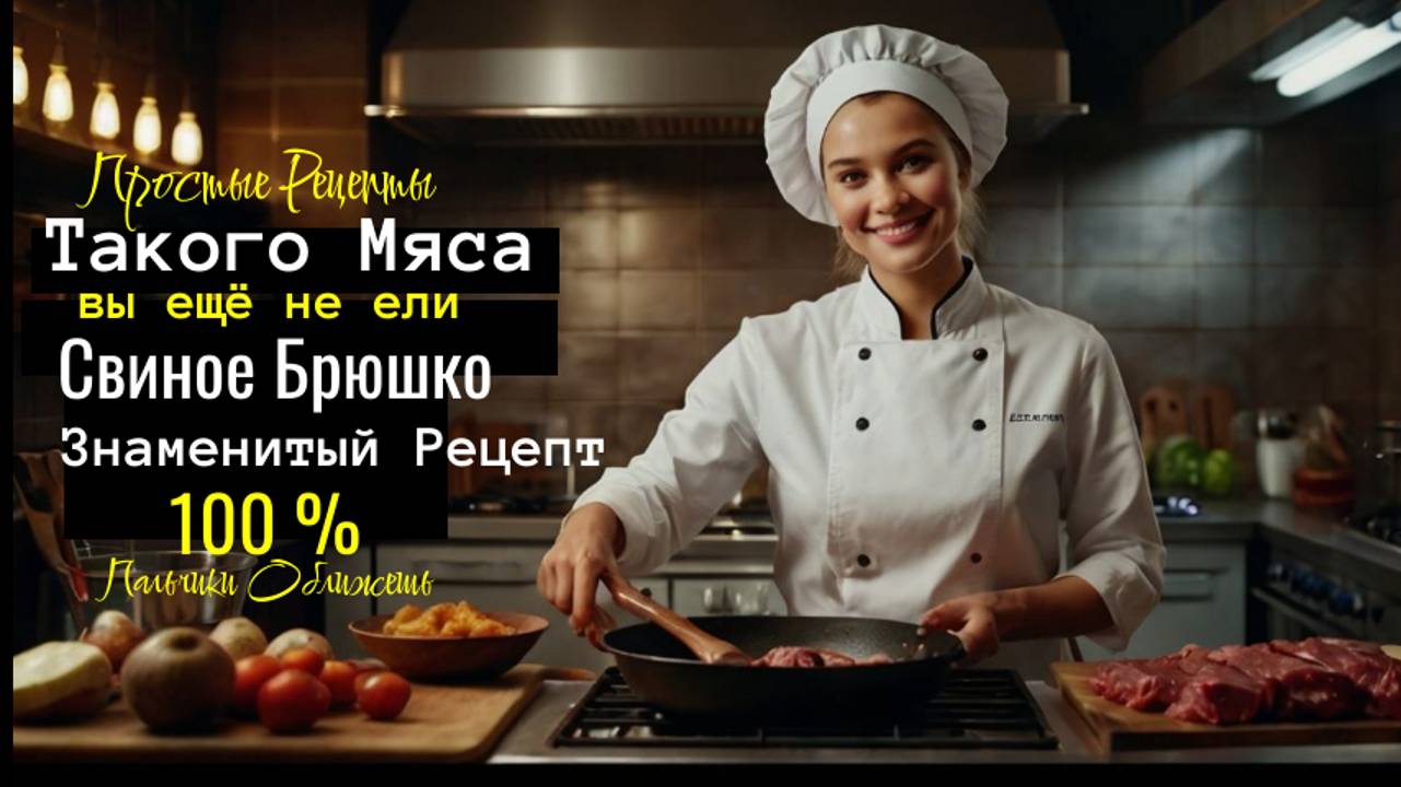 Свиное брюшко. Знаменитое блюдо, которое сводит с ума весь мир! Это самое нежное мясо!