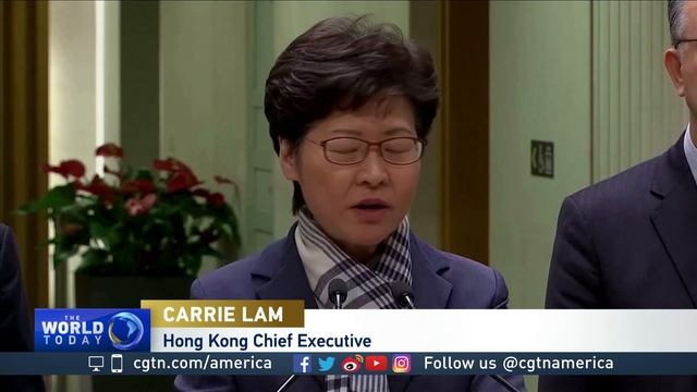 Hong Kong unrest: Tense standoff following violent protests смотреть онлайн