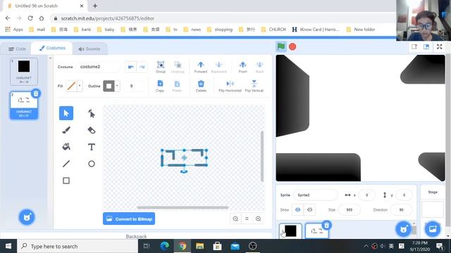 scratch tutorial how to make a 3D effect смотреть онлайн