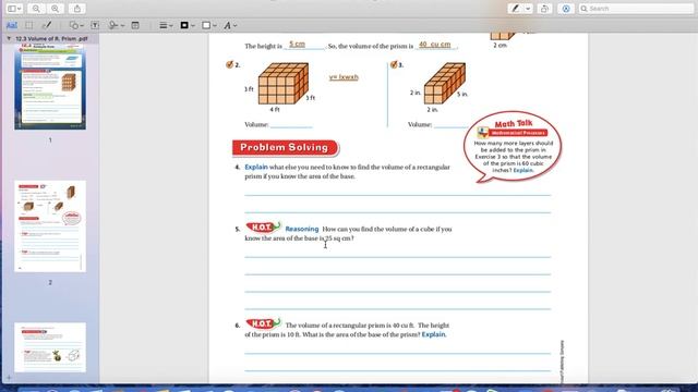 4/1 12.3 Volume Of Rectangular Prism