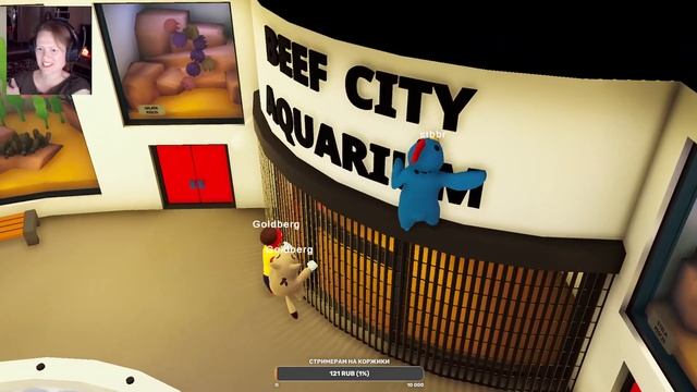Угарный стрим в кооперативе # 7 Саня в порядке / Gang Beasts смотреть онлайн