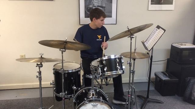 WVU Honor Jazz Band Audition Piece 2019 - Drum Kit - Greer Lambert смотреть онлайн
