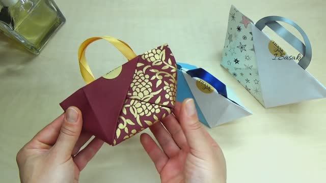 Упаковка подарков! Оригами простые и легкие идеи для поделок из бумаги! смотреть онлайн