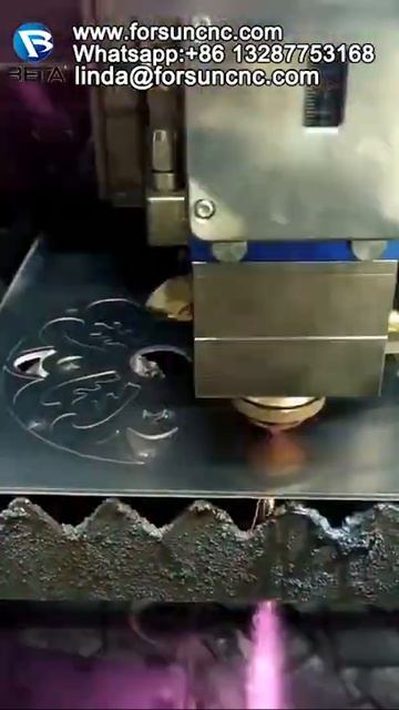 Fiber Laser Machine For Fast Cutting Of Stainless Steel Plate