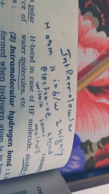 intermolecular vs intramolecular hydrogen bond for class 11 | cbse ncert for board exam смотреть онлайн