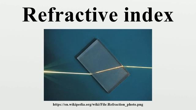Refractive Index
