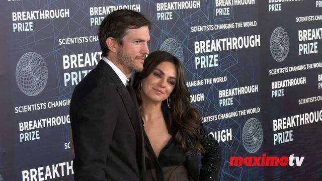 Ashton Kutcher And Mila Kunis 2023 Breakthrough Prize Awards Ceremony Red Carpet