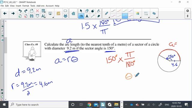 Lesson 2 - Part 3 (Radian Measure - Arc Length)