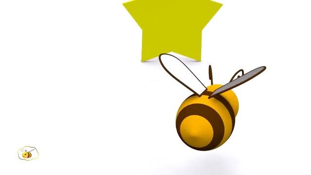 Развивающий мультфильм для детей от 12 до 36 месяцев  Пчёлка и геометрические фигуры
