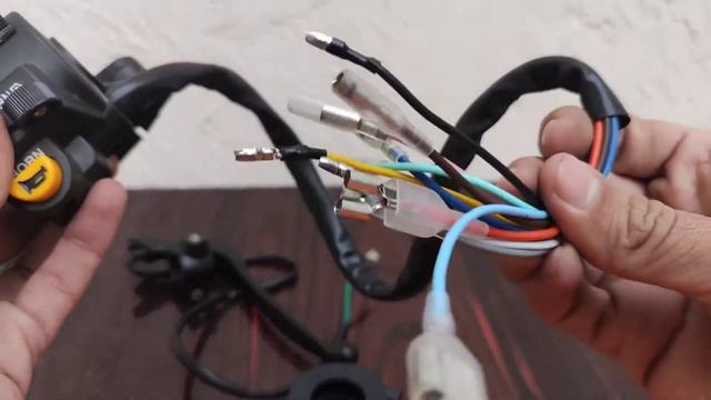 Motorcycle Switch Assembly Grips CG 125 Bike Left +Right Side Set -Orignal Copper